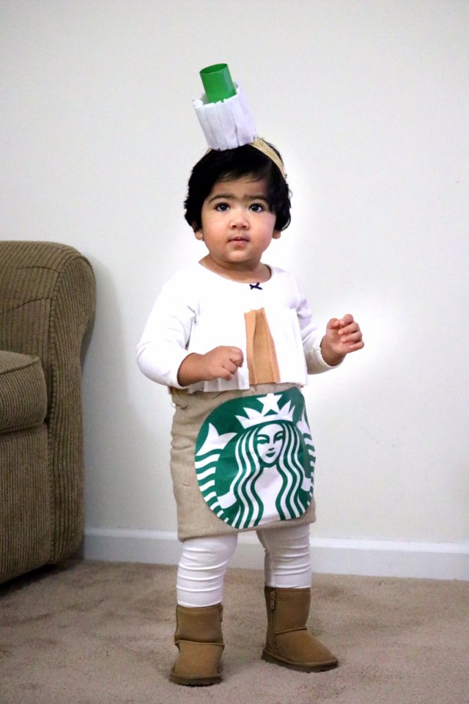 DIY: Starbucks Theme Halloween costume for family of three | Jinscribe